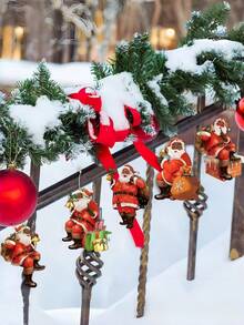 15 قطعة من ديكورات سانتا كلوز الأسود الخشبية لعيد الميلاد، ديكورات سانتا كلوز الأمريكي الأفريقي لعيد الميلاد، ديكورات شجرة عيد الميلاد بسانتا كلوز الأسود، زينة خشبية لسانتا كلوز لديكور المنزل والغرفة في فصل الشتاء