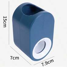 1pc Automatic Toothpaste Dispenser And Squeezer - Wall Mounted Bathroom Toothbrush Holder, Bathroom Storage Rack And Organizer. Automatic Toothpaste Squeezer, Wall Mounted Toothpaste Holder, No Drilling. Halloween, Christmas Decor, Home Bathroom Decor, Autumn, Back To School Bathroom Accessories Bathroom Tools - Multicolor - View 8