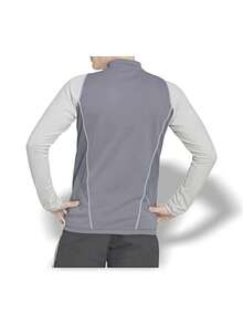 Áo khoác tập luyện Adidas cho nam, nhẹ, thoáng khí, nhanh khô, co giãn, thân thiện với da, khóa kéo, cổ tay co giãn, logo, dễ vệ sinh, tập gym, chạy bộ, đi làm hàng ngày, xuân thu, xám HP1908 - xám - Xem 2