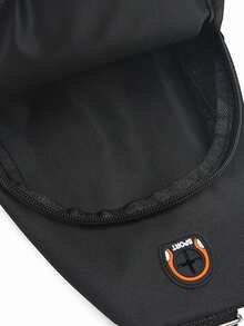 Large Capacity Men's Backpack Fashion Simple About Color Contrast Casual Crossbody Bag Business Shoulder Practical Chest Bag