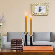 Beeswax Candle Set Handmade, 20 Pcs Slightly Narrow | Christmas Candles | Honeycomb Texture | Bees Wax Candles Gift Set With Christmas Decorative Gift Box | Premium, Dinner Home Decor Christmas Decorations Room Decor, Christmas Gifts