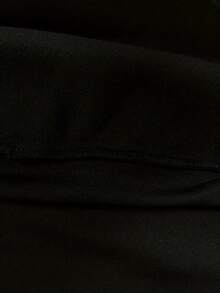 Sudadera con Capucha Casual para Hombre con Cordón, Bloques de Color y Detalles de Moda - Negro - Ver 4