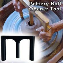 Herramienta abridor de bolas de cerámica, guía ergonómica de base de cerámica para creaciones artesanales perfectas