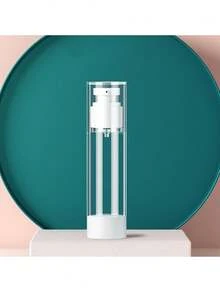 1pc Vacuum Compression Bottle, 15ML/50ML/100ML, Suitable For Lotion, Cosmetic Spray Bottle, Skincare, Shower Gel, Shampoo And Perfume Travel Portable Empty Bottle