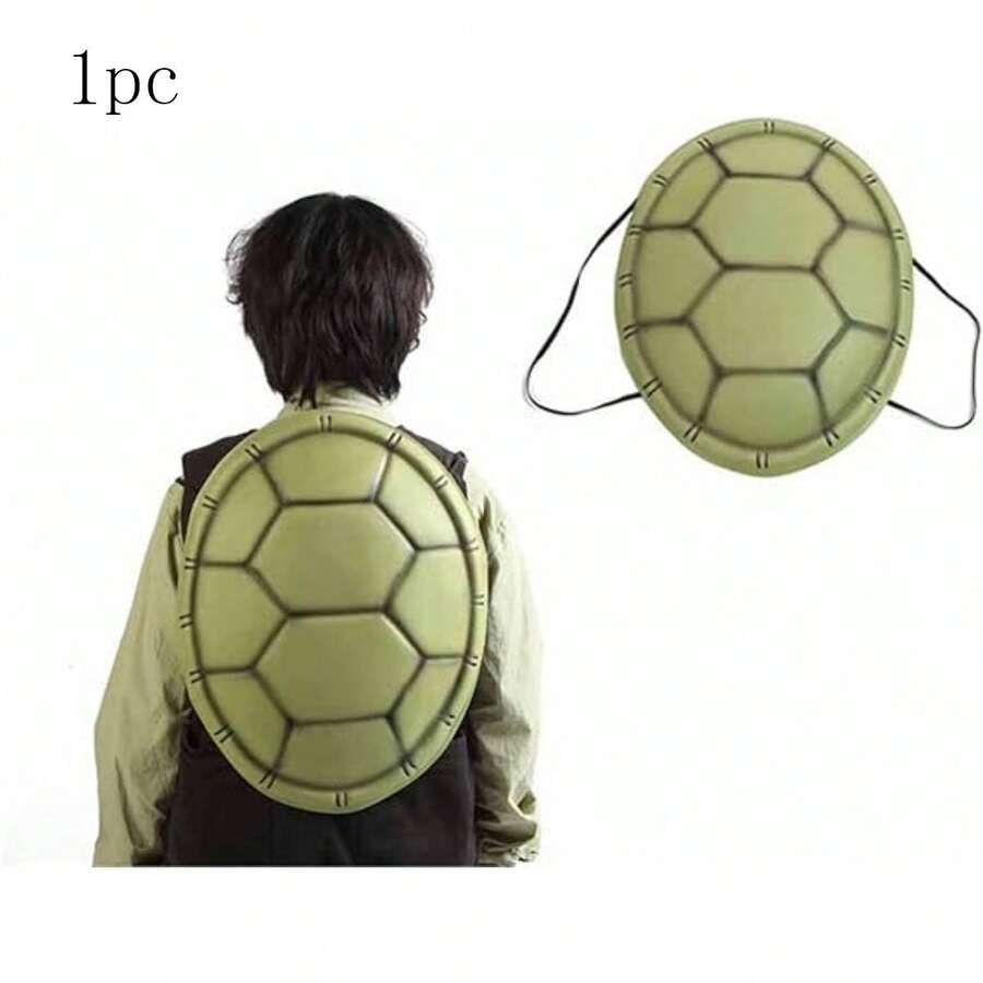1/3/5pcs Turtle Shell Costume Adult Toy, EVA Turtle Shell Backpack Cosplay Props Toy For Christmas, Halloween