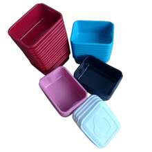 Kit 50 Formas 500 ML para Fabricação de sabão em Plástico com tampa - Multicolorido - Visão 7