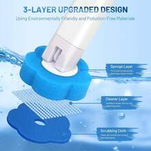 Înlocuire perie de toaletă de unică folosință, Cap de perie de toaletă de unică folosință, Cap de perie de toaletă de schimb de unică folosință, Cap de schimb de unică folosință, Perie de toaletă de unică folosință pentru acasă cu cap de perie detașabil și înlocuibil pentru curățarea toaletei