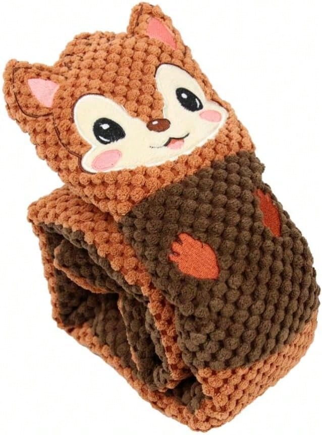 Dog Squeak Toys Pet Sniffing Food Squirrel-Themed Hide & Seek Puzzle Toy For Pets – Interactive Snuffle Mat To Stimulate Senses, Slow Feeding & Boost IQ,21002060 - Nhiều màu - Xem 1