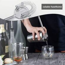 Juego de Coctelera de 13 Piezas de Acero Inoxidable para Bar - 4 Piezas - Ver 2