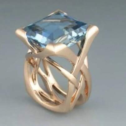 1 pièce Bague de promesse élégante pour femme, ton argent avec zircone cubique synthétique noir carré - détails lisses, convient comme cadeau pour fête, Saint-Valentin et diverses occasions