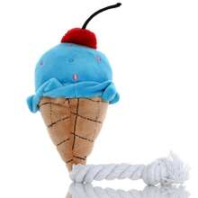 1/5 件套毛绒互动吱吱咬嚼玩具，适用于狗和猫，清洁牙齿，高强度耐用，优质材料，包含声音装置以吸引宠物 - 彩色 - 查看 9