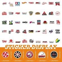 100 Pieces JDM Car Stickers Stickers Japanese Modified Racing Car Retro Stickers Motorcycle Bike Skateboard Luggage Laptop Phone Case Random Sticker Bomb Decals (Random Pattern)