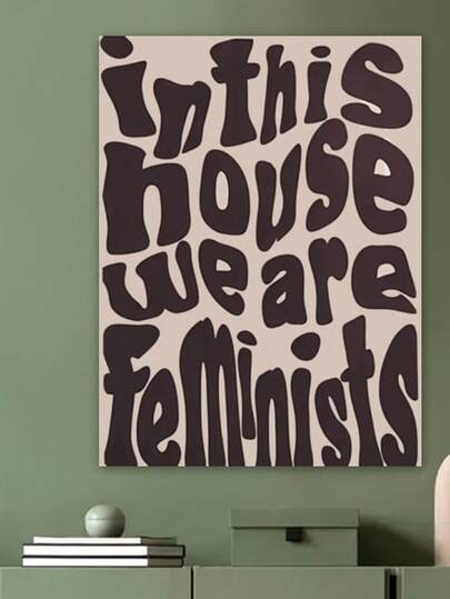 Póster con cita empoderadora - Arte en lienzo sin marco para el empoderamiento de la mujer, regalo de cumpleaños perfecto y decoración del hogar para la sala de estar, el dormitorio, el baño, para el invierno