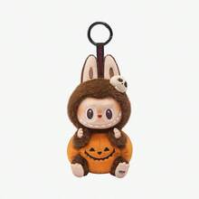 POP MART LABUBU Happy Halloween Party Series-Sitting Pumpkin Vinyl Plush Pendant - Multicolor - View 2