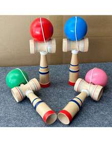 1pc Professional Kendama Skill Ball, Suitable For Adults To Play Outdoors In Parks, Squares, Or Gatherings With Friends. Interesting Balance Toss Game, Great Gift For Friends, Parties, Or Birthdays (The Small Size Is Really Small, Please Order Carefully)
