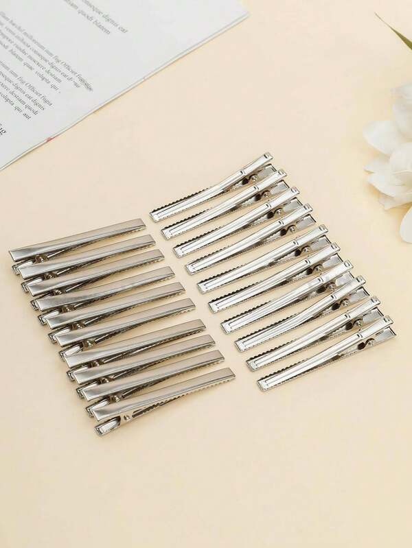 20pcs 2.4 Inch Narrow Metal Small Hair Clips, Claw Clips, Hair Claws, Hair Slide, Hair Barrettes