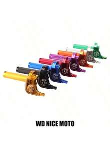 7/8'' 22MM Motorcycle Throttle Handle, CNC Aluminum Alloy Quick Twist Throttle Assembly, Suitable For CRF CR YZ EXC SSR TTR DRZ DR RM CRF50 XR50 50 70 110 125 230 250 Off-Road Motorcycle - A - View 4