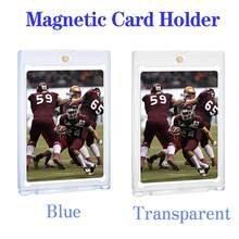 Vorinclex 5pcs 35PT Magnetic Card Holders ,ZAcrylic Clear Card Sleeves Frame ,Transparent Card Collection Sleeves Protector For PTCG/MGT ,One Touch Card Holder For Trading Basketball Sports Cards, Card Top Loader ,Hard Card Sleeve,Display Rack / Showcase/Acrylic Stand/Display Stand