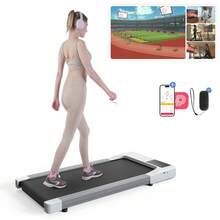 Flat Walking Treadmill 2.5HP Motor 1-6km/H Speed Anti-Slip Shock Absorption Portable Treadmill For Home Office Exercise Machine - 美規B型插(110-127V) - 查看 8