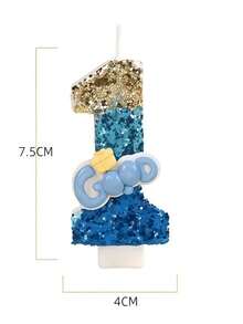 Minecraft Une collection commémorative de poulets tropicaux de Minecraft, bougies d'anniversaire numériques de poulet tropical DIY - faites de cire dégradée, bougies numériques de luxe créant une atmosphère festive, en forme de chiffres, convenant aux célébrations de fêtes, aux fêtes, à la décoration de cupcakes et de gâteaux.