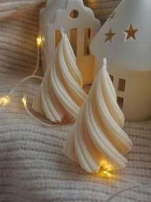 Christmas Candle Molds, Xmas Silicone Resin Mold - Tree, Snowflake, Gingerbread Man, Elk, Perfect Christmas Gift For Friends, For Home Party Room Table Decorations, Holiday Candle Making, Handmade Soap, Chocolate - White - View 7