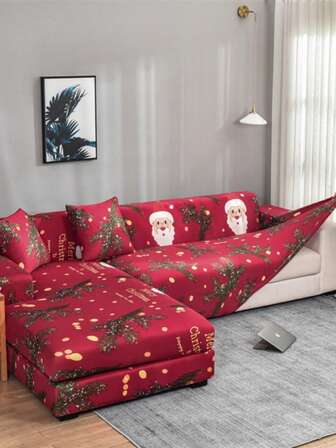 1pc Stretch Sofa Cover, Modern Printed Pattern Sofa Slipcover, Dust & Dirt Resistant, Suitable For Home, Classroom, Hotel Use, All Seasons