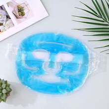 Cold Gel Mask, Soothing And Relaxing, Effectively Relieves Eye Discomfort, Reusable Ice Mask, Facial Treatment For Women During Sleep, Cold Gel Mask For Hot And Cold Therapy, Cold Or Hot Eye Mask/Mask, Can Effectively Relieve Fatigue, Suitable For Facial Swelling, Can Reduce Eye Bags, Dark Circles, Relieve Migraines And Stress, Skin Care And Post-Laser Treatment Care, Spring Summer Picks, Brides Maid Gifts, Room, Bedroom Decor, Bedroom Decor, Beach, Travel, For Men, For Women, Vacation - Blue - View 9