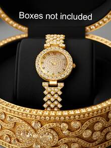 1pc Elegant Luxury High-End Exquisite Women's Quartz Watch - Suitable For All Occasions, Wonderful Gift For Holidays