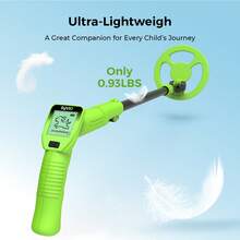 Metal Detector, Metal Detector, Adjustable Gold Finder 27.5"-37.8", Fun Treasure Hunting Toy, Search For Buried Treasures.Perfect Christmas Gift For Boys Or Girl,Super Easy To Operate, Lightweight, Great Christmas Gift Choice - 綠色 - 查看 2
