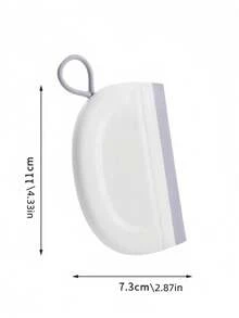 1pc Mini Squeegee Scraper, Silicone Glass Cleaning Tool For Bathroom Vanity - Multicolor - View 8