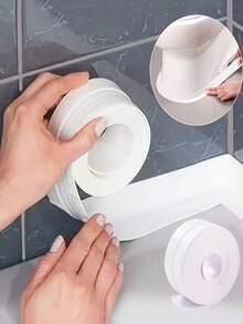 320CM PVC Waterproof Mold-Proof Sealing Tape, Self-Adhesive Caulking Tape For Kitchen & Bathroom Home Bathroom Decor Fall Decor Back To School