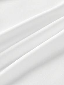 Sudadera holgada para hombres cuello redondo manga larga diseño gráfico letras urbanas en blanco regalos amigos esposo novio vuelta al cole - Blanco - Ver 5