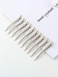 48个/24个/12个金属鸭嘴发夹，女士造型分区，银色长发发夹，鳄鱼夹卷发器，适用于厚发卷发棒，沙龙，DIY蝴蝶结，爪夹，发爪，发夹，发卡，发饰，头部饰品，女士发饰，发夹 - 彩色 - 查看 5