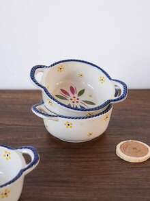 1 pièce Plat à trempette en céramique avec fleur jaune de Noël, assiette à collation et dessert en forme de feuille colorée. Convient pour la décoration de la table de Noël, les fêtes de vacances, les desserts, la crème glacée et les puddings. Cadeau.