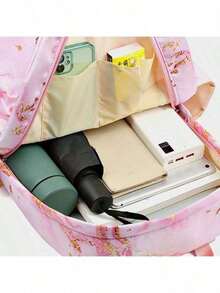 Stitch Series Cartoon Three Pieces Backpack, Waterproof And Dirt Resistant, Cute And Casual, Outdoor Travel Backpack