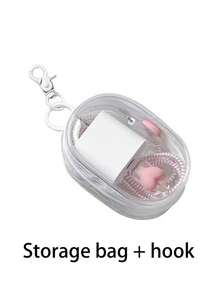 2-1pc Portable Transparent Zipper Storage Bag, Data Cable Organizer Bag, PVC Charger Line Storage Pouch, Multi-Function Earphone Charger Storage Box, Coin Purse, Luggage Accessories, Key Holder, Essential For Home, Office And Travel - Multicolor - View 15