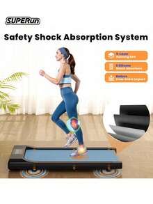Smart Walking Pad Under Desk Treadmill 2 In 1 Portable Walking Pad Treadmill For Home Office With Remote Control LED Display, 300 Ibs Weight Capacity (NO APP) - View 1
