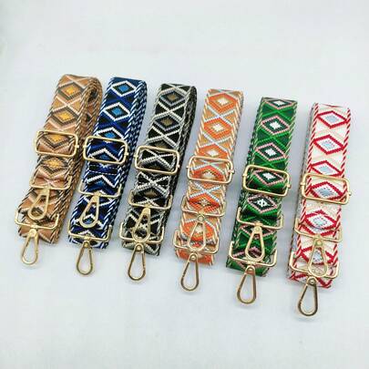 1 pièce Sangle d'épaule de rechange réglable de 3,8 cm de couleur pour sacs à dos et sacs