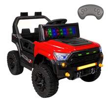 Camioneta Montable Infantil Eléctrico Control Remoto - Rojo - Ver 1