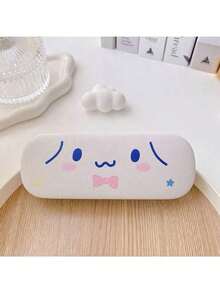 Sanrio حافظة نظارات طالب كرتونية جميلة ل- Hello Kitty Sanrio - Melleti - Yugui Dog، حامل أقلام، حافظة قرطاسية، حافظة نظارات - تصميم جميل وقابل للحمل ومقاوم للخدش - هدية عيد الحب المثالية، (قد يتم شحن أنماط عشوائية)، ضروريات العطلات، الخريف، ، عيد الميلاد، الكرنفال، اليوم الوطني، الخريف، عيد الاستقلال