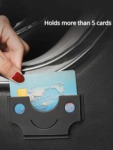 1 szt. ABS Car And Office Manager – nadaje się do przechowywania kart/biletów/dowodów tożsamości, mocny klej do deski rozdzielczej, kompaktowa konstrukcja oszczędzająca miejsce, bardzo odpowiedni do przechowywania w samochodzie, rozwiązania do przechowywania w samochodzie | Modny menedżer | Montaż samoprzylepny, przechowywanie menedżera w samochodzie, uchwyt na karty samochodowe, przechowywanie w samochodzie itp.