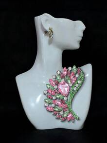 Women Brooch, Lapel Pin & Scarf Ring - Crystal Glass - View 12