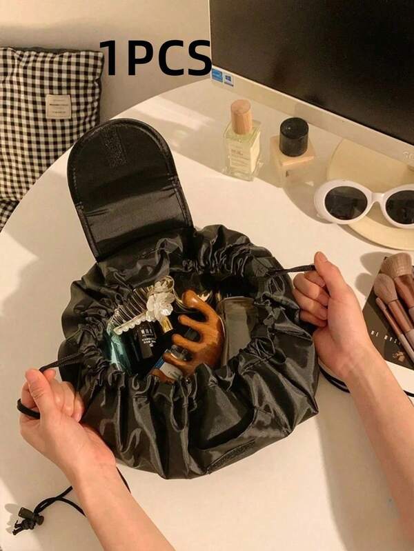 1 Bolsa de cosméticos Bolsa de almacenamiento Bolsa de viaje para artículos de tocador con cordón Bolsa de almacenamiento portátil, Necesidades de viaje Necesidades del crucero Necesidades del dormitorio, Bolsa de cosméticos Bolsa de cosméticos Bolsa de cuidado de la piel Bolsa de artículos de tocador Cubo de embalaje, Regalos del lunes, Regalos para amigos y maestros, Regalos de cumpleaños, Decoración del hogar, Decoración del baño, sala de estar, dormitorio