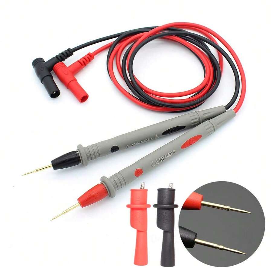 1000V 20A 10A Universal Digital Multimeter Probe Test Leads Pen Tip For ...