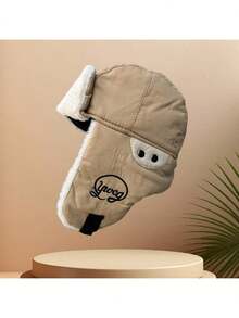 Neue Ankunft Wintermütze mit Ohrenschutz, thermisch gefütterter windundurchlässiger Skimaske Beanie für Radfahren, Outdoor-Aktivitäten, hält Nacken und Ohren warm