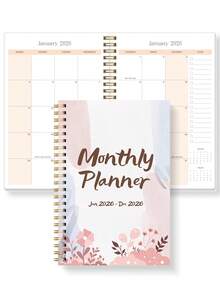 Trees 2026 Monthly Planner - 12 Months Spiral Bound Weekly Planner Notebook With Calendar Grid, Notes And Task List - Ideal For Goal Setting, Productivity And Daily Use - Suitable For Home, Office And School, Office Desk Accessories - Pink - View 8