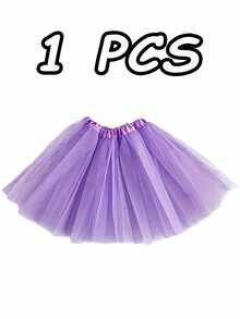 适合 3-12 岁女孩的芭蕾舞裙，三层芭蕾舞服装，适合万圣节家庭派对芭蕾舞圣诞节礼物 - 彩色 - 查看 21