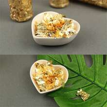 2g Edible Gold Leaf Foil Cooking Drink Food Dessert Cake Ice Cream Decoration