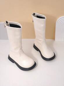 女童及膝靴，新款秋冬时尚英伦风儿童长靴，大童公主马靴，可爱校园高筒靴