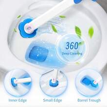 Înlocuire perie de toaletă de unică folosință, Cap de perie de toaletă de unică folosință, Cap de perie de toaletă de schimb de unică folosință, Cap de schimb de unică folosință, Perie de toaletă de unică folosință pentru acasă cu cap de perie detașabil și înlocuibil pentru curățarea toaletei